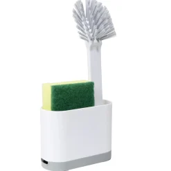 Kit de nettoyage 3en1 brosse/éponge/panière 25,5x12,5xH5,5cm
