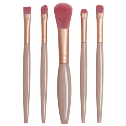 Kit de 5 pinceaux à maquillage dans boîte avec miroir 7x13,5cm < Gifi New