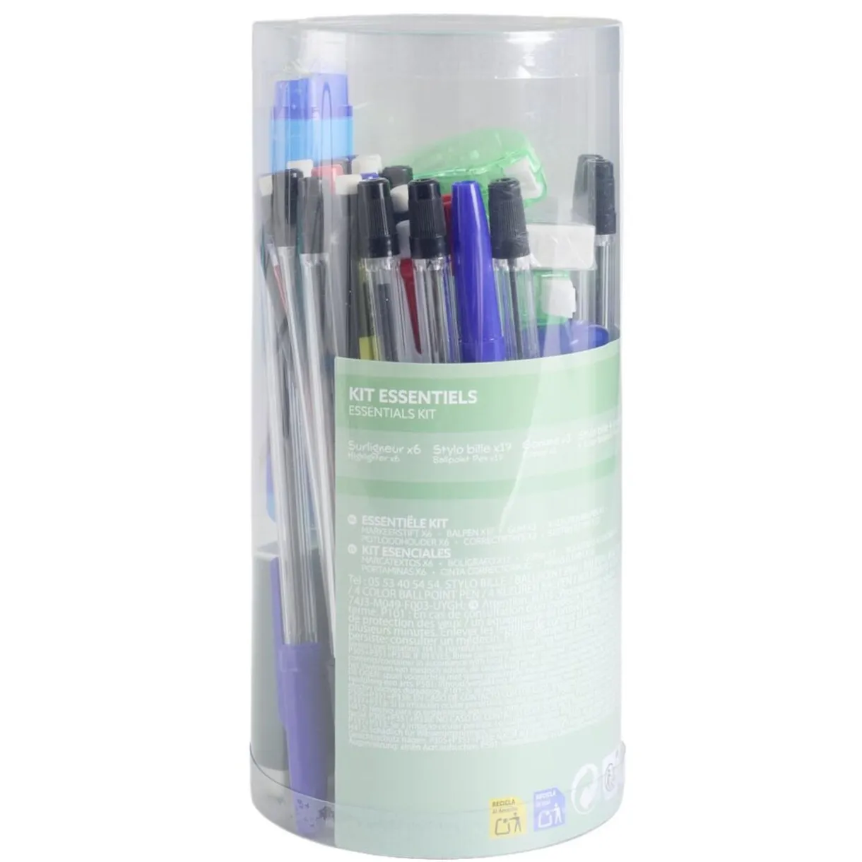 Kit essentiels papeterie 37 pièces < Gifi Outlet