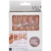 Kit faux ongles couleur mat marron x24 < Gifi Outlet