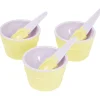Kit à glace bol et cuillère x3