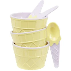 Kit à glace bol et cuillère x3