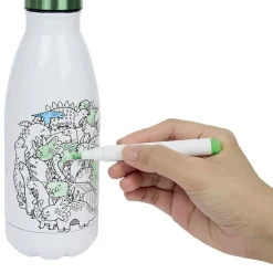 Kit gourde isotherme 350mL à colorier avec 6 marqueurs < Gifi Outlet