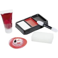 Kit maquillage Halloween zombie blanc rouge noir < Gifi