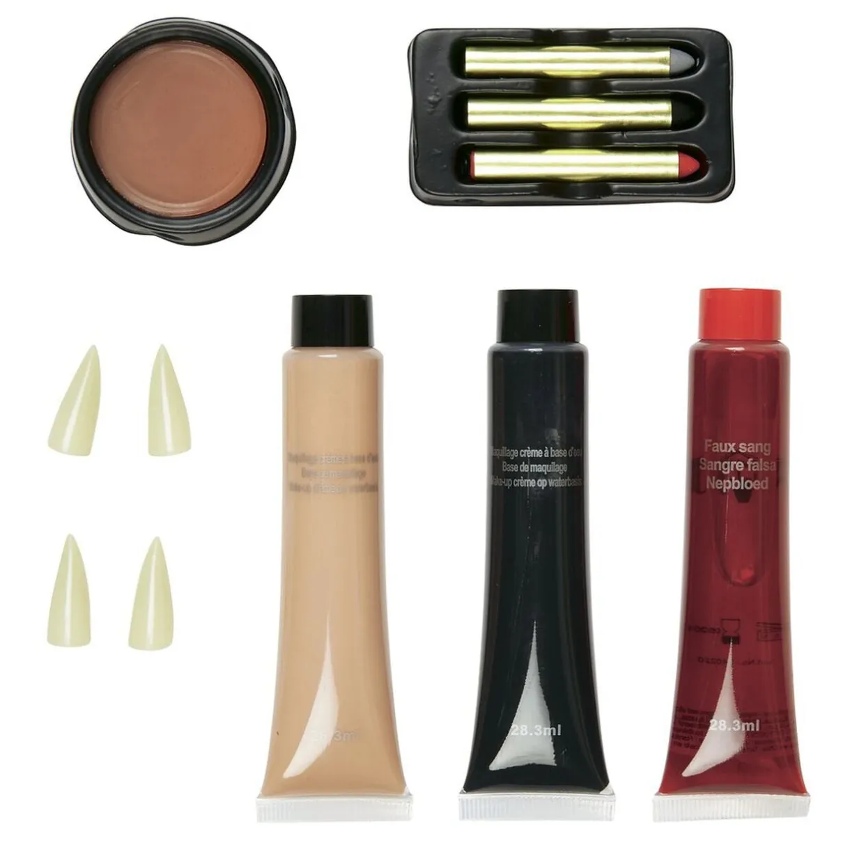 Kit maquillage vampire 11 pièces Halloween < Gifi