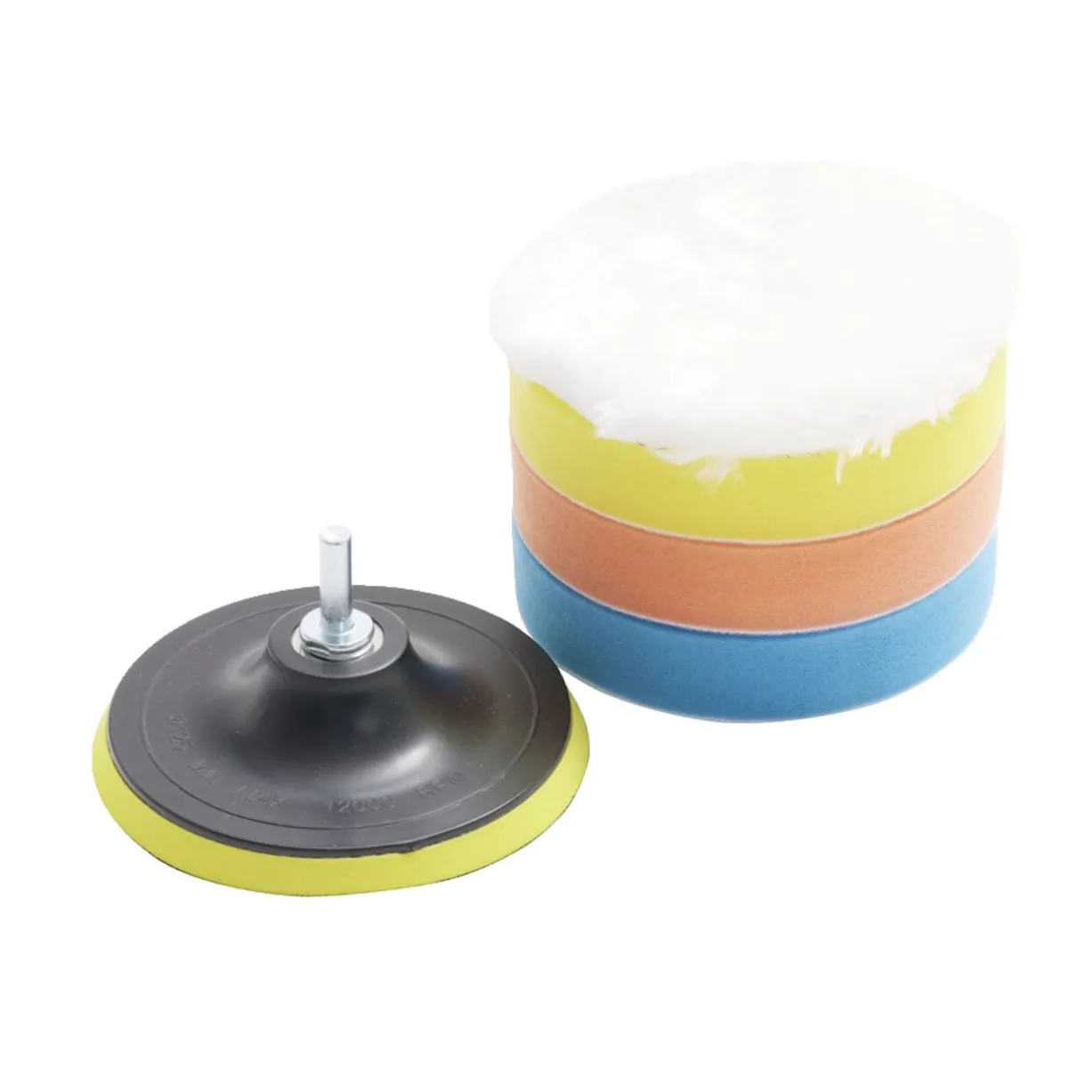 Kit éponge et disque de polissage x5 adaptable visseuse Ø12,5cm < Gifi Clearance