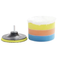 Kit éponge et disque de polissage x5 adaptable visseuse Ø12,5cm < Gifi Clearance