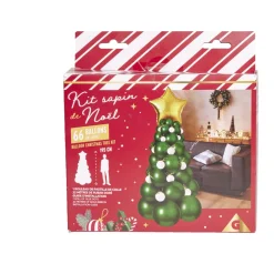 Kit sapin de Noël 66 ballons H195cm < Gifi New