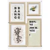 Kit 17 stickers déco effet cadre imitation bois < Gifi Hot