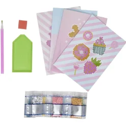 Kit toile à peindre diamant blanc 21,5x13cm < Gifi Hot