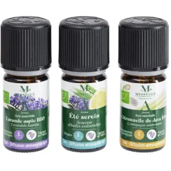 Kit été paisible huile essentielle bio 5ml x3