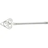 Kit tringle coeur blanc L95-180cm