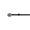 Kit Tringle Extensible 167-305 cm embouts spirale noir < Gifi Sale