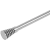 Kit Tringle Extensible 210-380 cm embouts cône strié nickel chromé