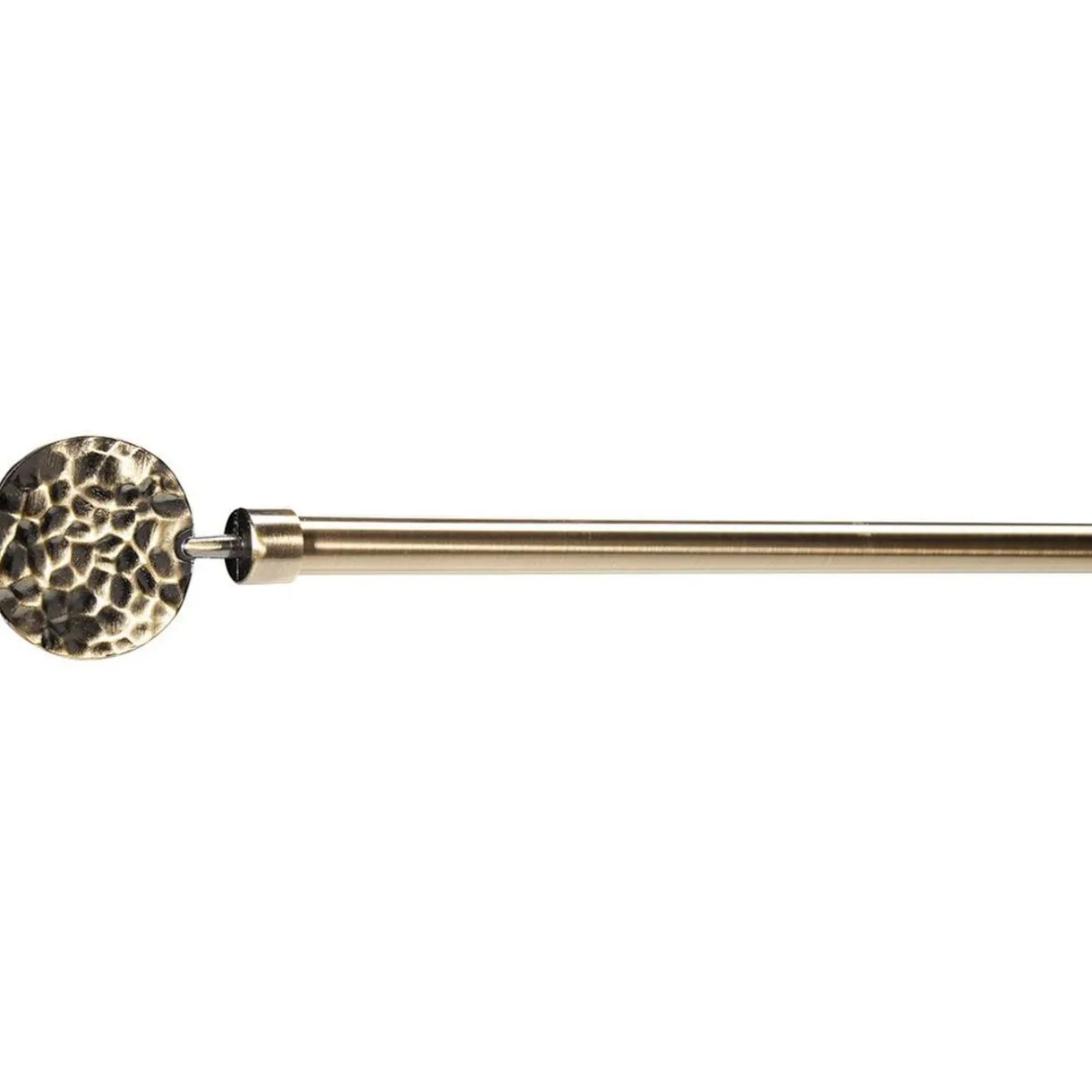 Kit tringle extensible embout martelé couleur laiton mat L210/380cm < Gifi Online