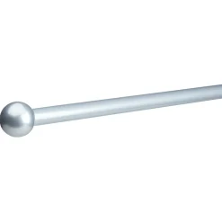 Kit tringle gris métal embout rond < Gifi New