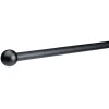 Kit tringle noir métal embout rond < Gifi Best