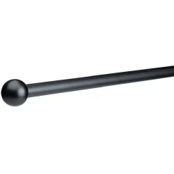 Kit tringle noir métal embout rond < Gifi Best