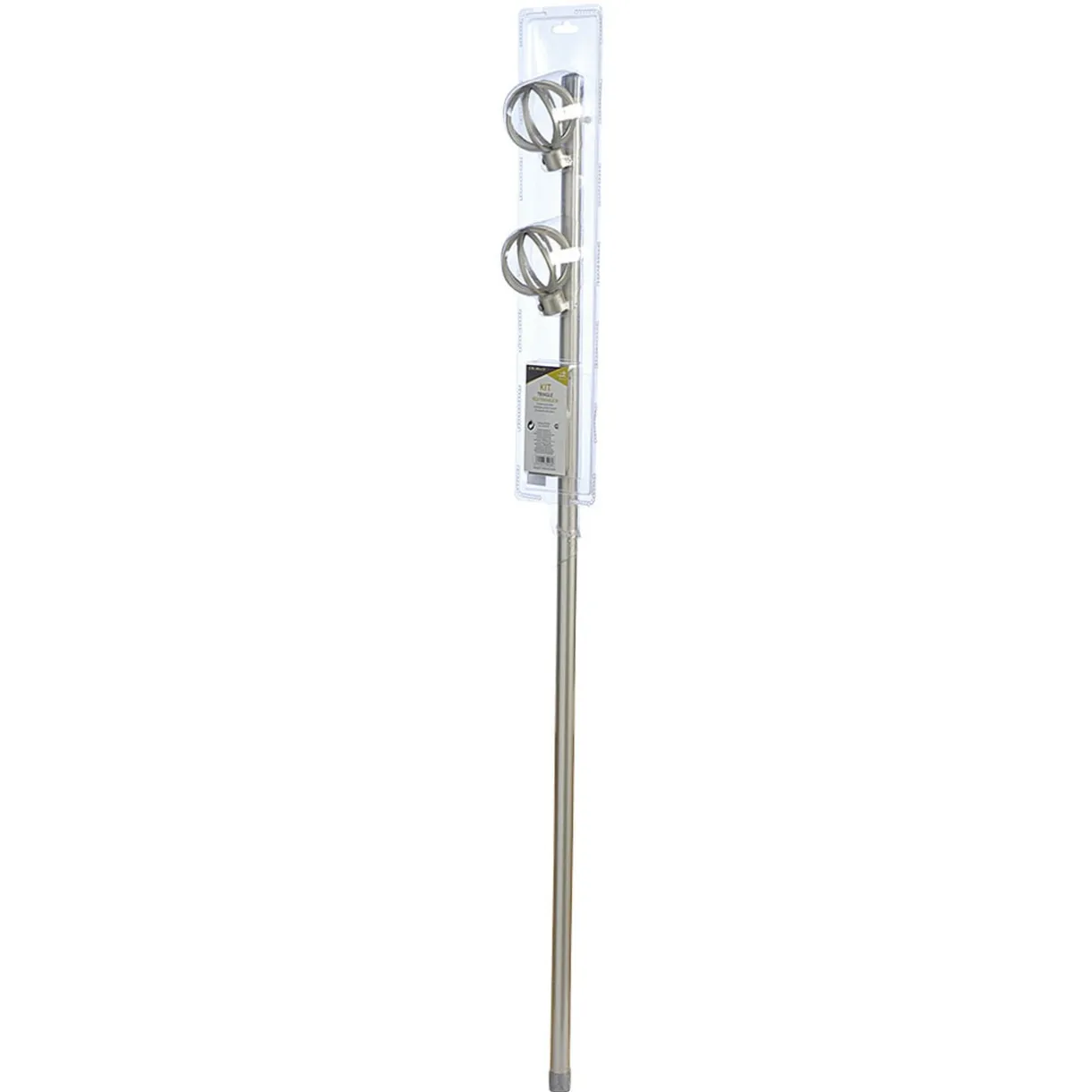 Kit Tringle à rideau extensible 95-180 cm embouts sphère gris chromé < Gifi Outlet