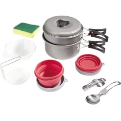 Kit ustensile de cuisson pour camping randonnée 2 personnes