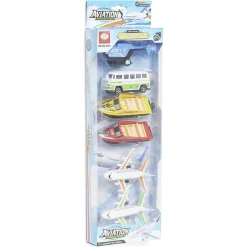 Kit 5 véhicules de transport