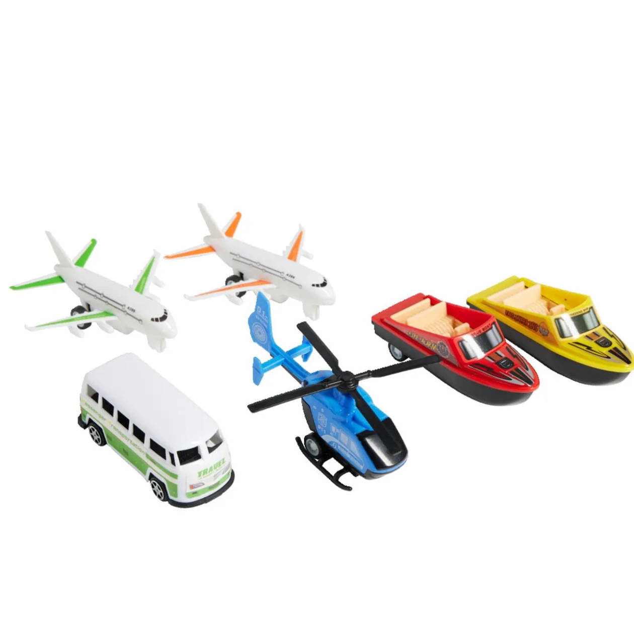 Kit 5 véhicules de transport