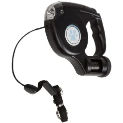 Laisse enrouleur distributeur de sac et lampe LED (2 modèles)