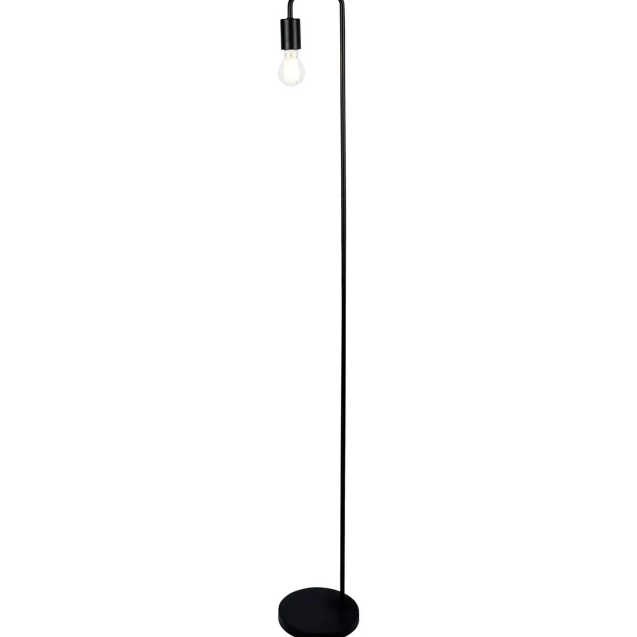 Lampadaire filaire noir Ø20xH150cm