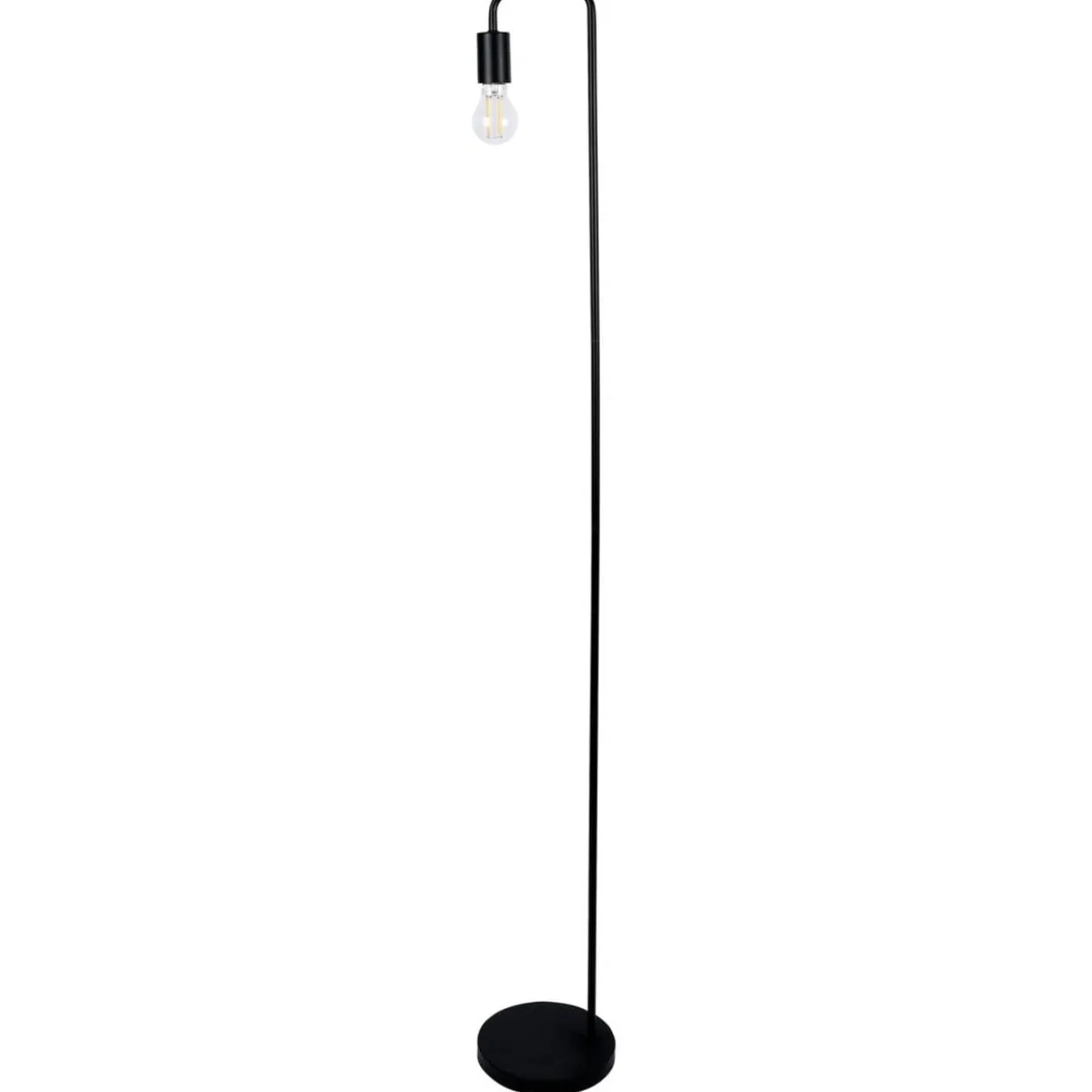 Lampadaire filaire noir Ø20xH150cm