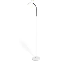 Lampadaire noir et blanc H150cm