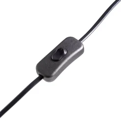 Lampadaire noir et blanc H150cm