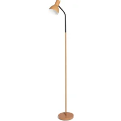 Lampadaire noir et orange H150cm < Gifi New