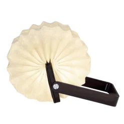 Lampe accordéon papier et bambou 11,5x10,3xH17,5cm < Gifi Online