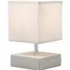 Lampe carrée beige