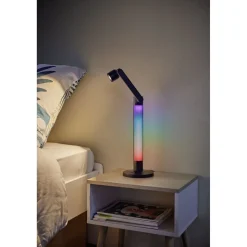 Lampe de bureau LED à ambiance intelligente RGB multifonction Ø14xH40,5cm < Gifi Online