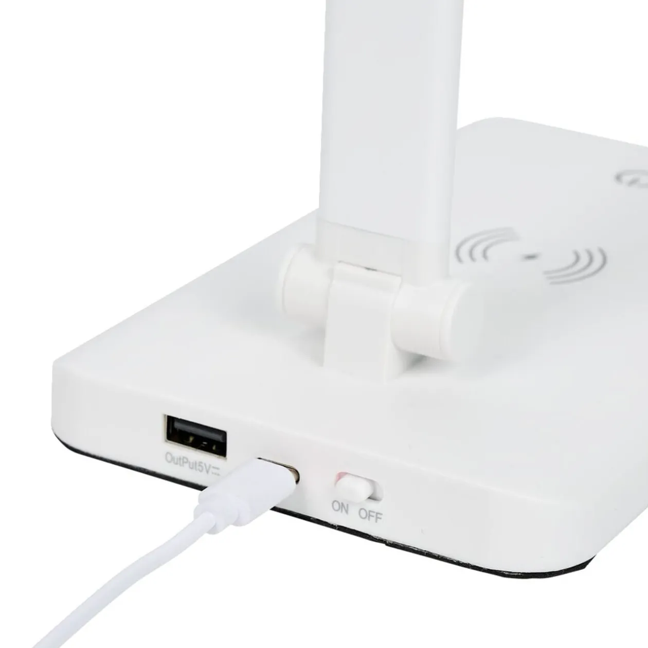 Lampe de bureau LED avec chargeur induction