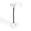Lampe de bureau orientable métal blanc Ø14xH36cm < Gifi New