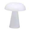 Lampe de table LED forme champignon blanc Ø15xH17cm < Gifi Clearance