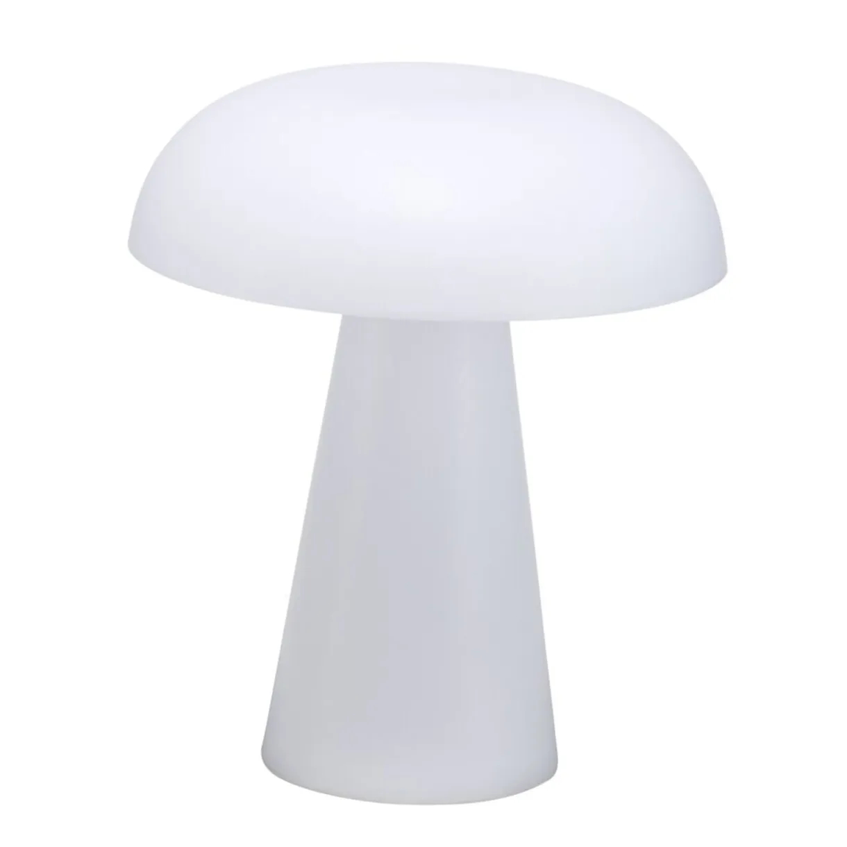 Lampe de table LED forme champignon blanc Ø15xH17cm < Gifi Clearance