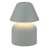 Lampe de table à poser en plastique vert Ø12xH17cm < Gifi Discount