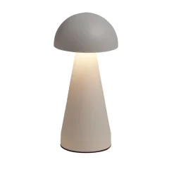 Lampe de table Roundi USB tactile blanche Ø9,5xH22,5cm