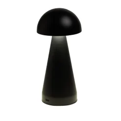Lampe de table Roundi USB tactile noire Ø9,5xH22,5cm < Gifi Clearance
