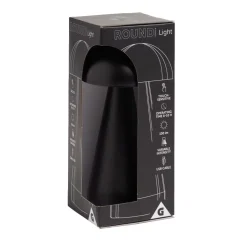 Lampe de table Roundi USB tactile orange Ø9,5xH22,5cm