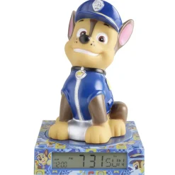 Lampe 3D réveil Pat Patrouille avec affichage date bleu 13x13xH15cm < Gifi Online