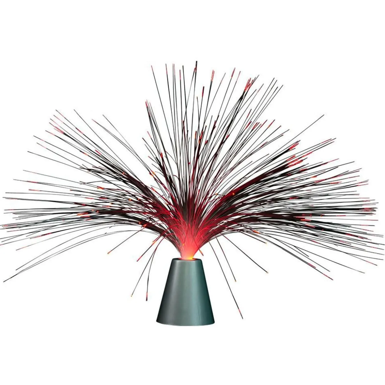 Lampe fibre optique changement de couleur Ø7,7xH34cm