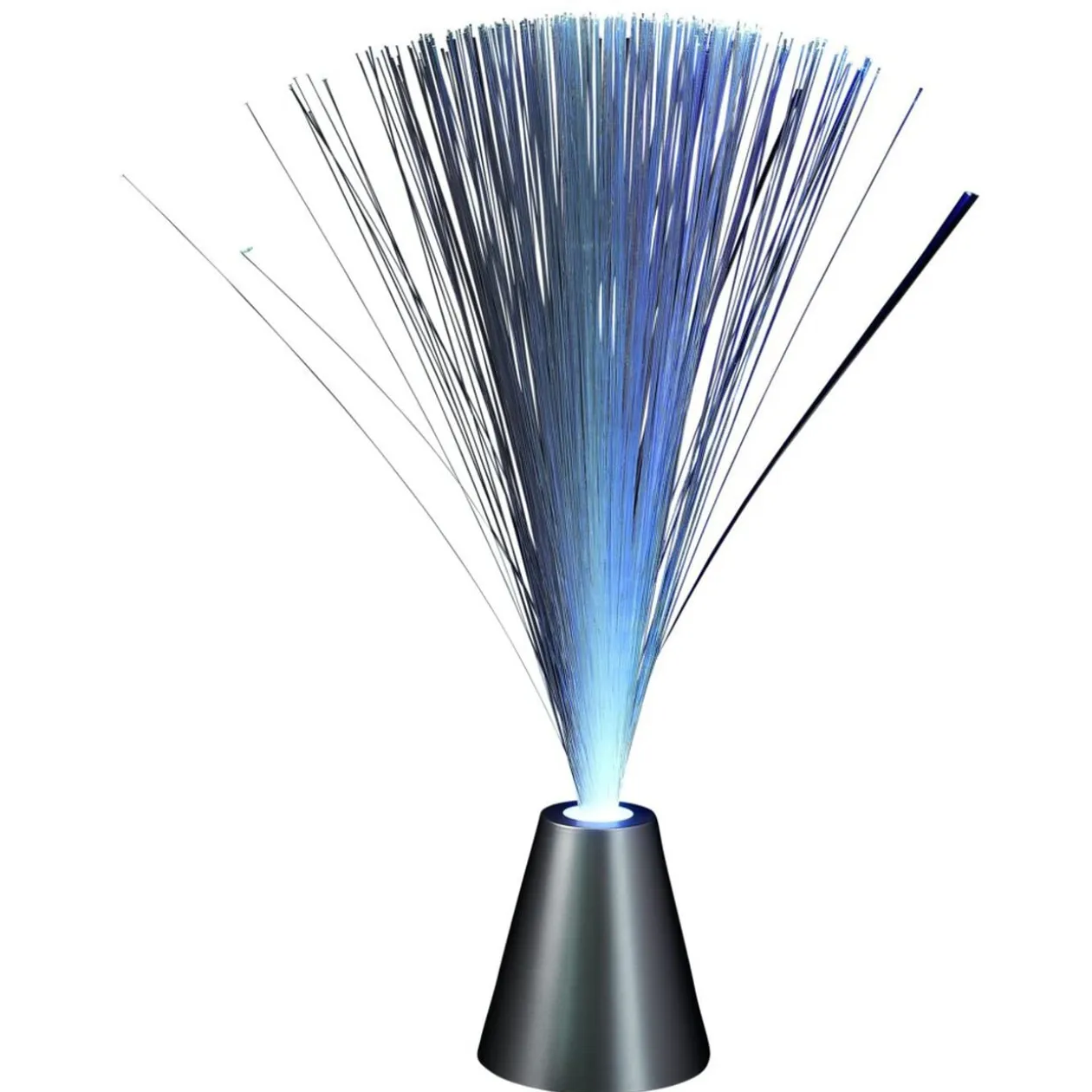 Lampe fibre optique changement de couleur Ø7,7xH34cm