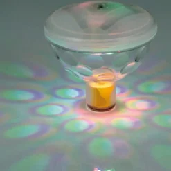 Lampe flottante LED effet boule disco