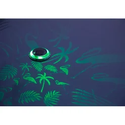 Lampe flottante solaire projecteur motif Ø13,5xH11cm