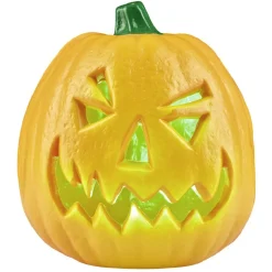 Lampe Halloween à LED forme citrouille orange à poser < Gifi Discount