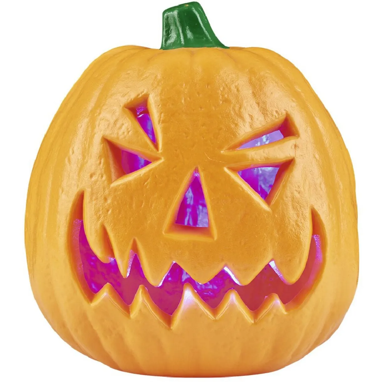 Lampe Halloween à LED forme citrouille orange à poser < Gifi Discount
